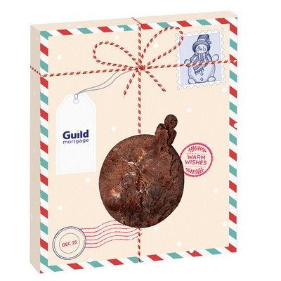 Holiday Ornament Window Box with Gourmet Cookie - S'mores