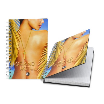 5.25" x 8.25" Full Color Laminated Spiral Journal