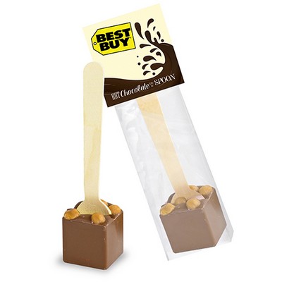 Hot Chocolate on a Spoon in Header Bag - Dark Chocolate & Peppermint