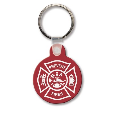 Small Round Key Tag w/Tab (Spot Color)