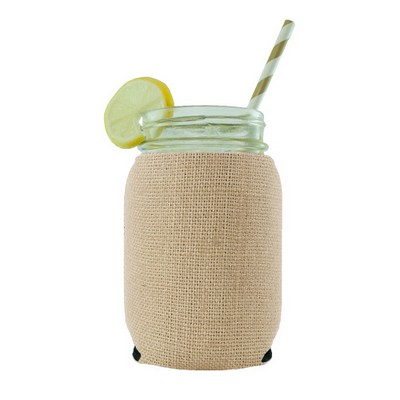 Burlap Jar Kaddy