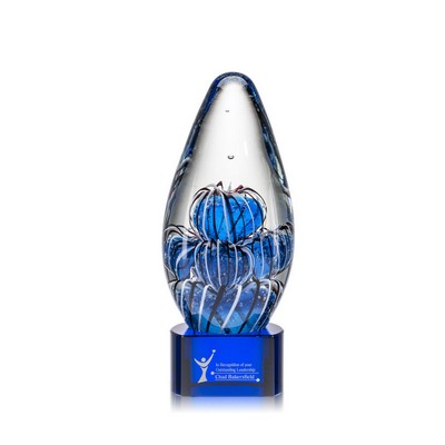 Contempo Award on Blue Base - 8" High