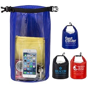 "The NavagioL" 5.0 Liter Water Resistant Dry Bag w/Clear Pocket Window (Overseas)