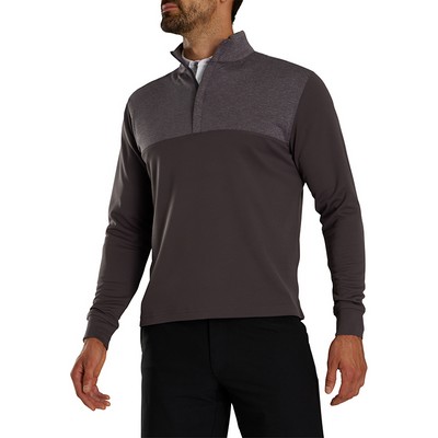 FootJoy Heather Yoke Half-Zip Vest