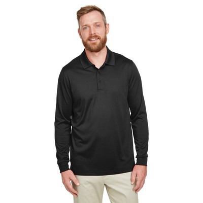 Harriton Men's Tall Advantage Long Sleeve Snag Protection Plus IL Polo