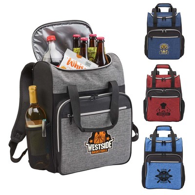 24-Can Heather Backpack Cooler