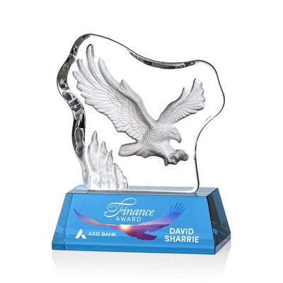 VividPrint™ Award - Ottavia Flying Eagle/Sky Blue 7½"