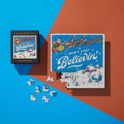 Don't Stop Believin' 100 Piece Mini Shaped Puzzle