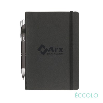 Eccolo® Memphis Journal/Clicker Pen - (M) Black