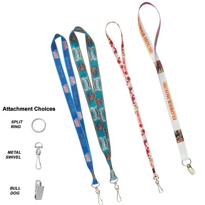 3/8" - 1" Dye Sublimation Lanyards