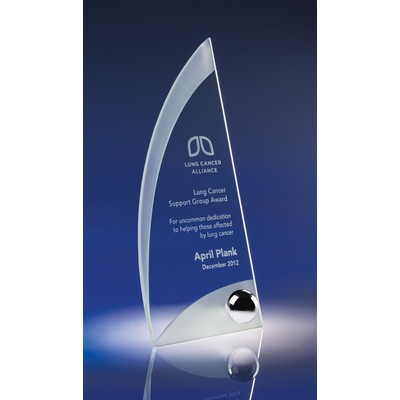 7.25" Ergo Jade Crystal Award