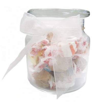 22 Oz. Glass Jar w/ Salt Water Taffy