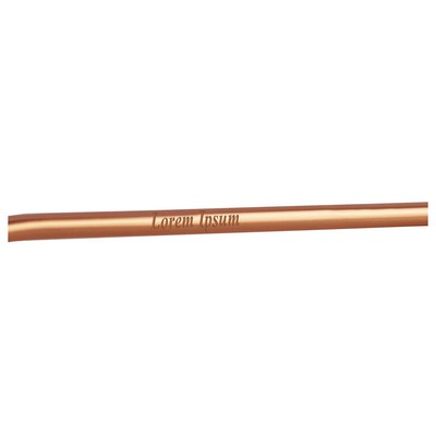 Copper Plated Spoon Straw