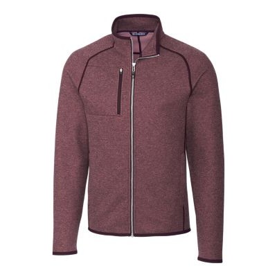 Cutter & Buck Mainsail Sweater-Knit Mens Full Zip Jacket