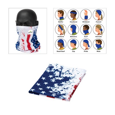 Cub Multi-Function USA Flag Gaiter/Wrap