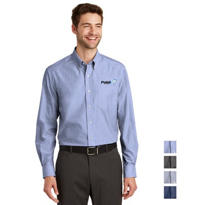 Port Authority® Crosshatch Easy Care Shirt