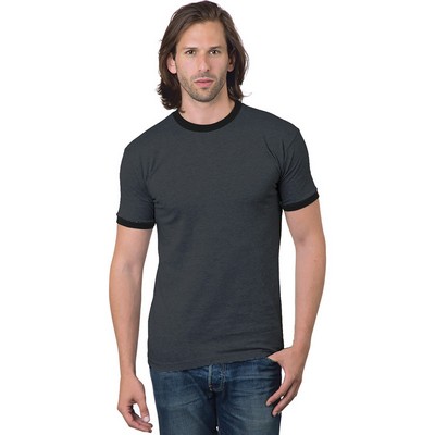 BAYSIDE Unisex USA Made Ringer T-Shirt