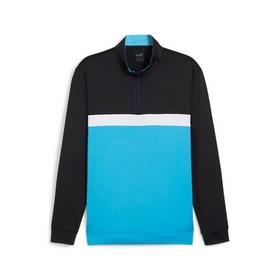 Puma® Golf Men's Pure ColorBlock Quarter Zip Pullover