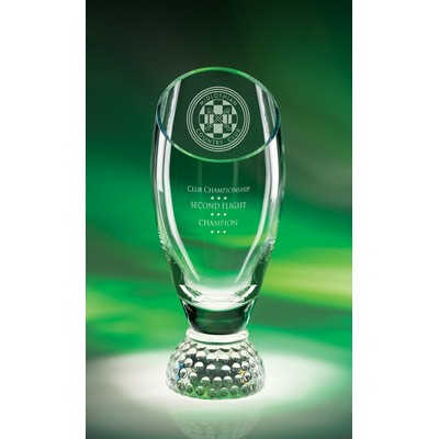 14" Profile Cup Crystal Golf Award