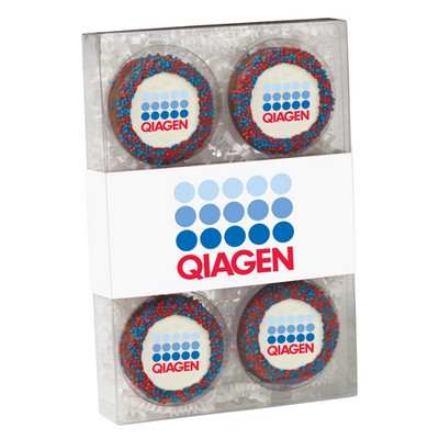 Chocolate Covered Printed Oreo® Gift Box - Nonpareil Sprinkles/Printed Cookies (6 pack)