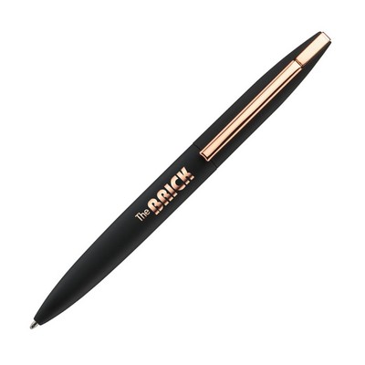 London Metal Pen - Black/Rose Gold