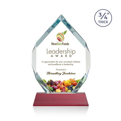 VividPrint™ Award - Royal Diamond on Newhaven/Red 9½"