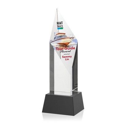 VividPrint™ Award on Base - Vertex/Black 11"