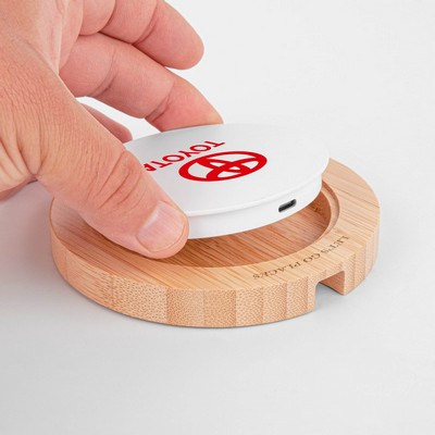 The Shreveport Wireless Charger And Bamboo Base