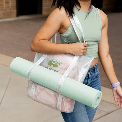 Twinkles Yoga Vinyl Tote