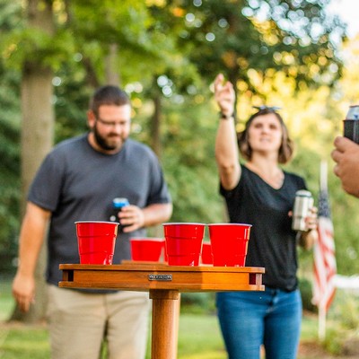 18" Portable Beer Pong Yard Game