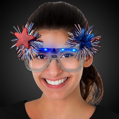 Patriotic LED Stars Glasses