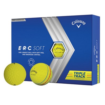 Callaway® ERC Soft Triple Track 23 Yellow Golf Balls (Dozen)