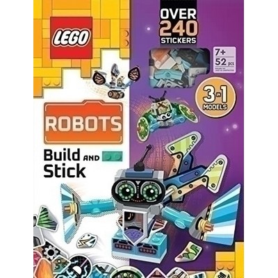 LEGO® Books. Build and Stick: Robots