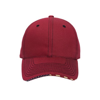 Outdoor Cap Co USA Accent Solid Back Cap