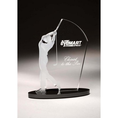 Male Golfer Sporting Silhouette Award (7")