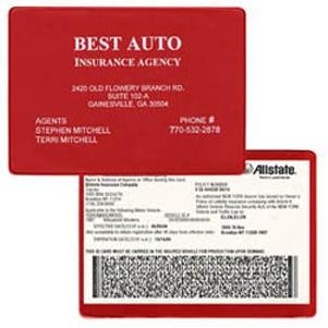 Copy-Guard Vinyl - Insurance Card Holder