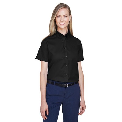 CORE 365 Ladies' Optimum Short-Sleeve Twill Shirt