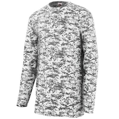 Digi Camo Wicking Long Sleeve T-shirt