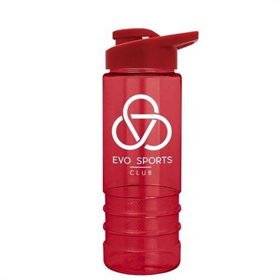 24 Oz. Salute Sports Bottle w/Drink Thru Lid