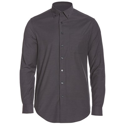 Perry Ellis Heathered Woven Shirt