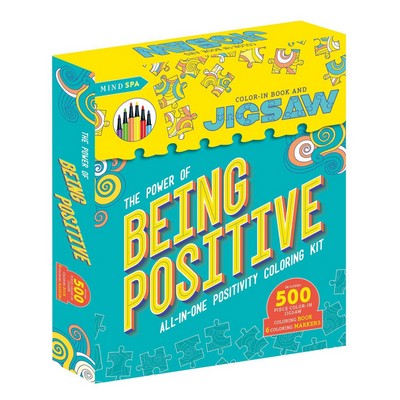 The Power Of Being Positive (Includes 500 Piece Color-In-Jigsaw and More!)