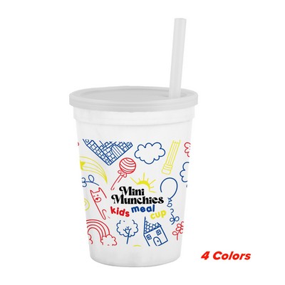 12 oz. Smooth-sided Sports Sipper Offset Printed