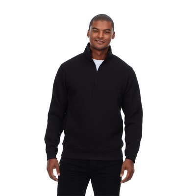 THREADFAST Unisex Ultimate Fleece Quarter-Zip Sweatshirt