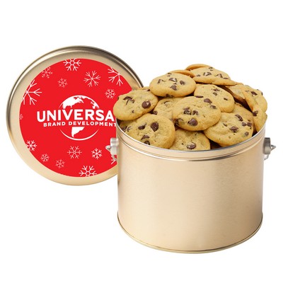 Half Gallon Cookie Tin with 2 in. Cookies