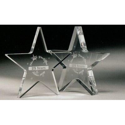 Mini Star Paper Weight Award (5"x3/8")