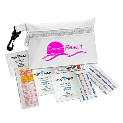 Zipper Tote Sun Kit With Sunblock