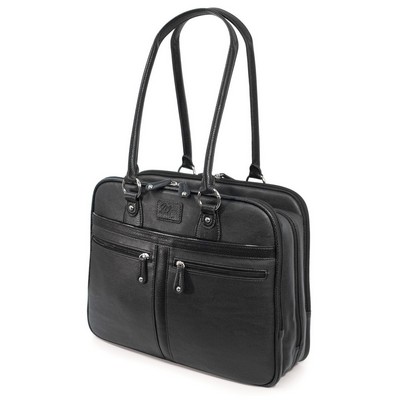 Verona Laptop Tote - Black