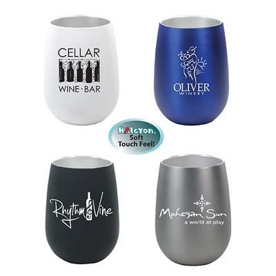 12 Oz. Halcyon® Stainless Steel Wine Glass