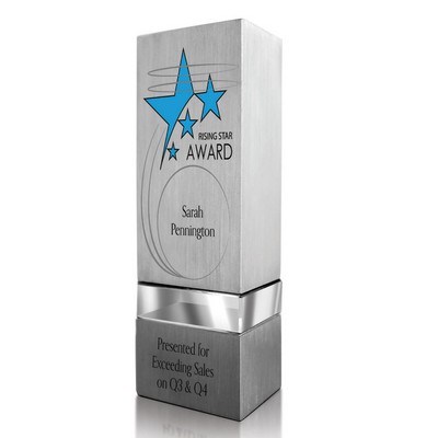 Aluminum Crystal Award - Tristin