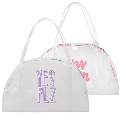 Continued Somewhere Tote (Clear + Grid Vinyl)